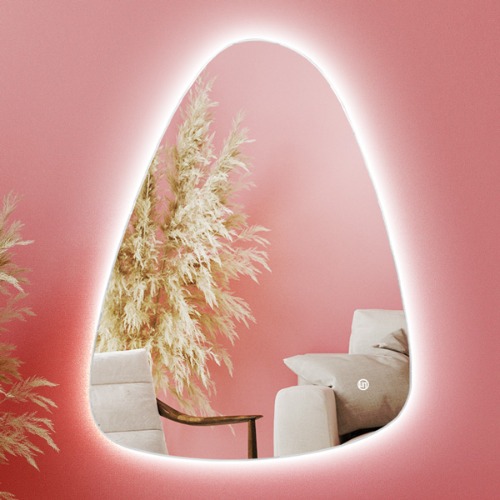 시그니처 LED 올리비아 화장대 비정형 조명거울